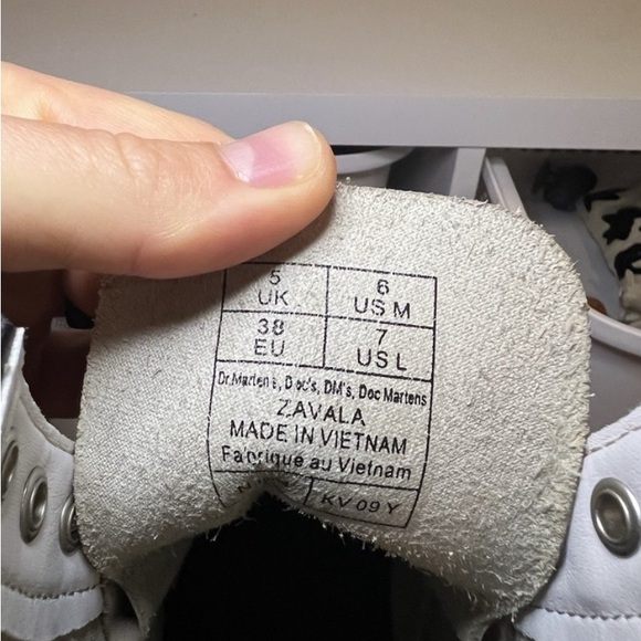 New Doc Dr Martens Airwair Zavala Smooth Leather Tan Boots Mens 6 Womens 7 Shoes - Picture 9 of 9